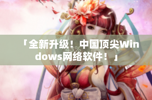 「全新升级！中国顶尖Windows网络软件！」
