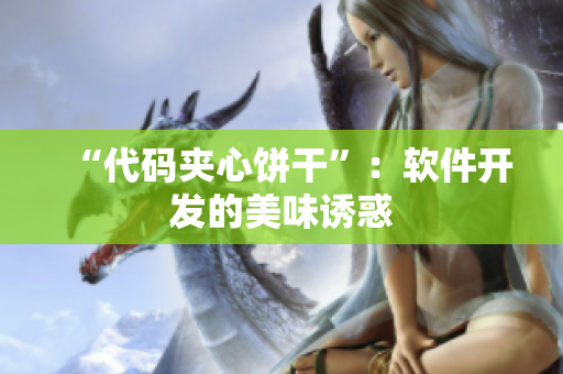 “代码夹心饼干”：软件开发的美味诱惑