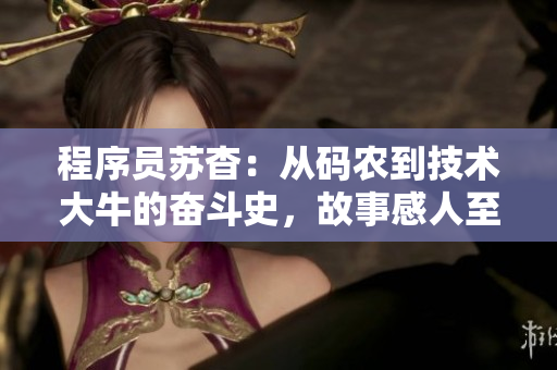 程序员苏杳：从码农到技术大牛的奋斗史，故事感人至深