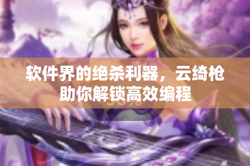 软件界的绝杀利器，云绮枪助你解锁高效编程