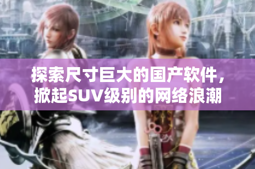 探索尺寸巨大的国产软件，掀起SUV级别的网络浪潮