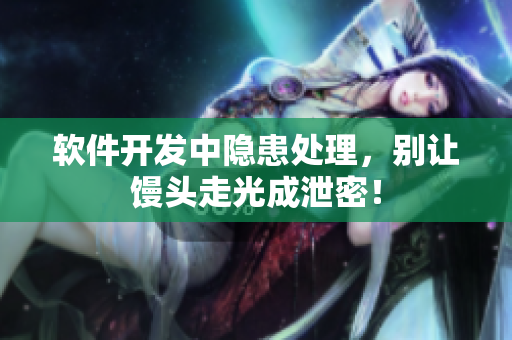 软件开发中隐患处理，别让馒头走光成泄密！