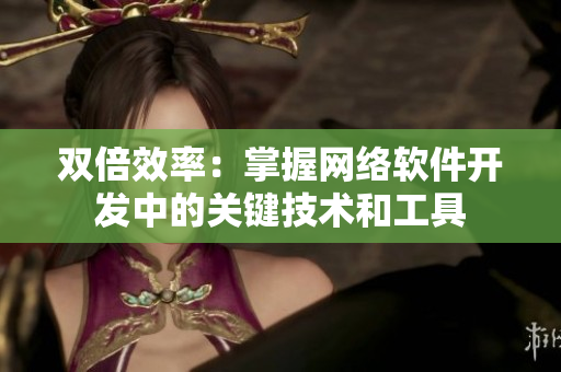 双倍效率：掌握网络软件开发中的关键技术和工具