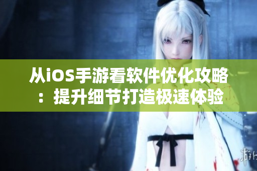 从iOS手游看软件优化攻略：提升细节打造极速体验