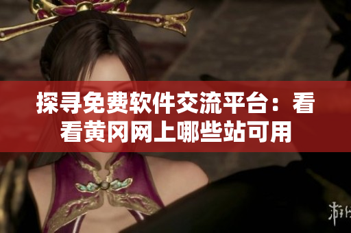 探寻免费软件交流平台：看看黄冈网上哪些站可用