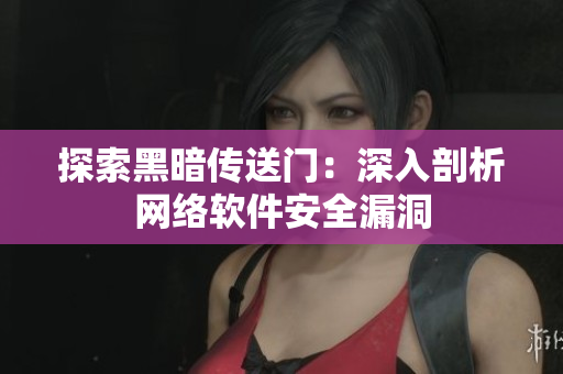 探索黑暗传送门：深入剖析网络软件安全漏洞