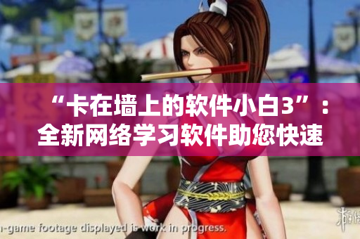 “卡在墙上的软件小白3”：全新网络学习软件助您快速上手！