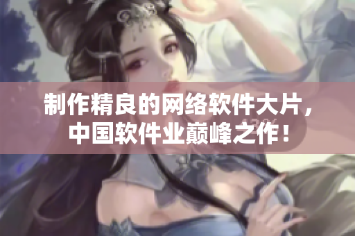 制作精良的网络软件大片，中国软件业巅峰之作！