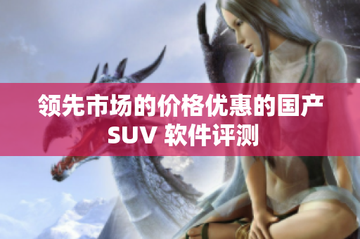 领先市场的价格优惠的国产 SUV 软件评测