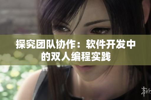 探究团队协作：软件开发中的双人编程实践