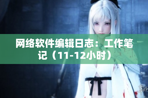 网络软件编辑日志：工作笔记（11-12小时）