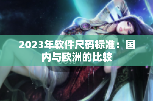 2023年软件尺码标准：国内与欧洲的比较