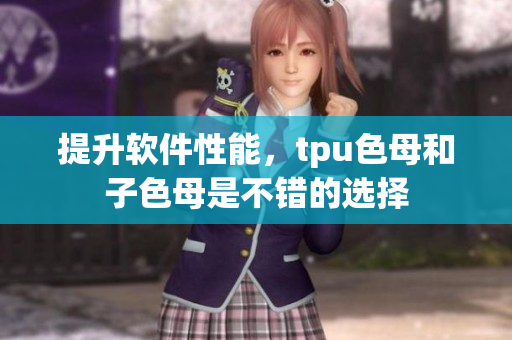 提升软件性能，tpu色母和子色母是不错的选择