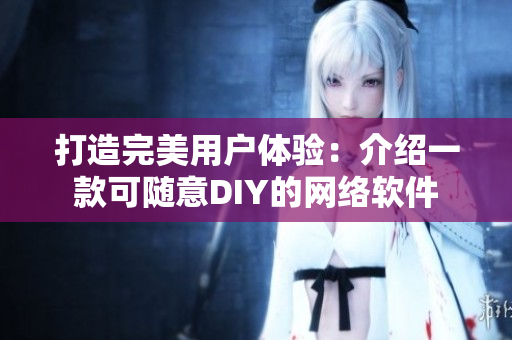 打造完美用户体验：介绍一款可随意DIY的网络软件