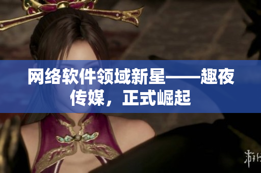 网络软件领域新星——趣夜传媒，正式崛起