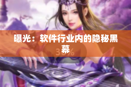 曝光：软件行业内的隐秘黑幕