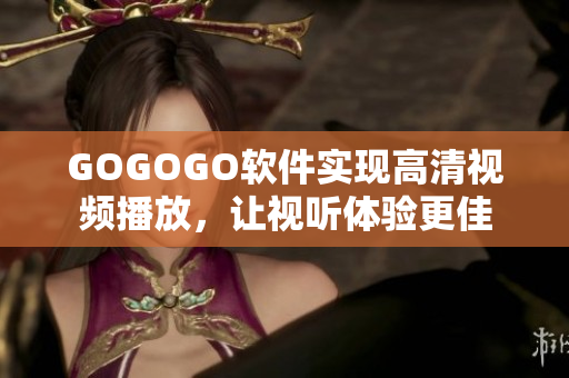 GOGOGO软件实现高清视频播放，让视听体验更佳