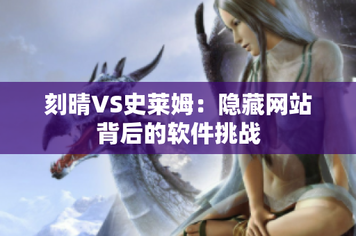 刻晴VS史莱姆：隐藏网站背后的软件挑战
