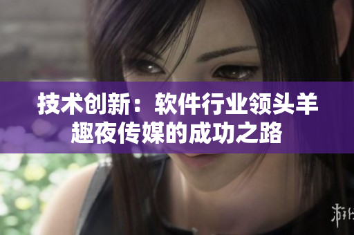 技术创新：软件行业领头羊趣夜传媒的成功之路