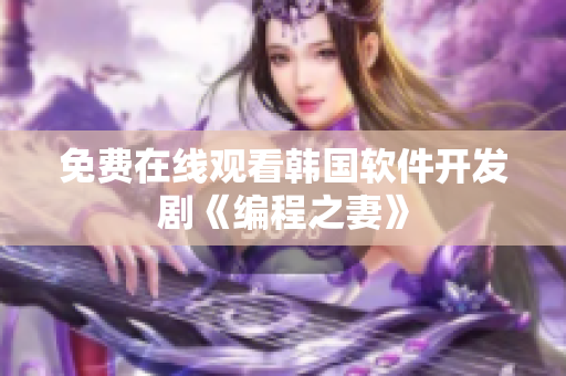 免费在线观看韩国软件开发剧《编程之妻》