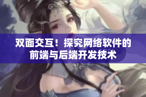 双面交互！探究网络软件的前端与后端开发技术