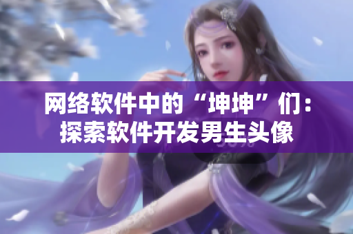 网络软件中的“坤坤”们：探索软件开发男生头像