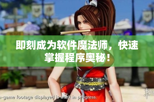 即刻成为软件魔法师，快速掌握程序奥秘！