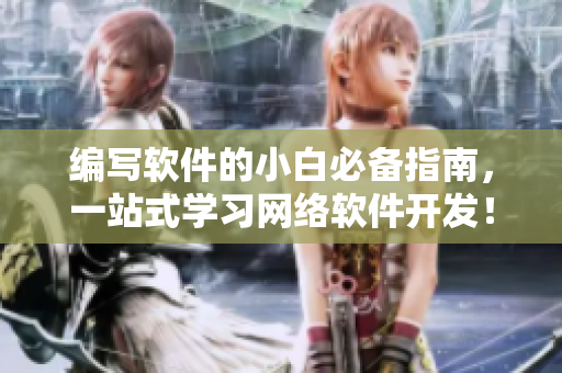 编写软件的小白必备指南，一站式学习网络软件开发！