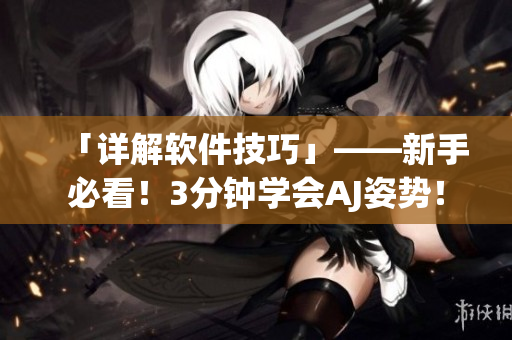 「详解软件技巧」——新手必看！3分钟学会AJ姿势！