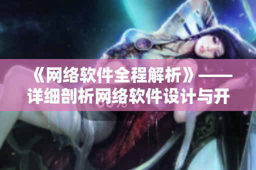 《网络软件全程解析》——详细剖析网络软件设计与开发流程