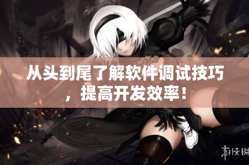 从头到尾了解软件调试技巧，提高开发效率！