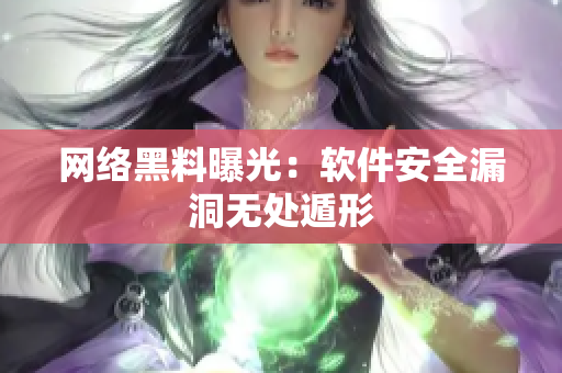 网络黑料曝光：软件安全漏洞无处遁形