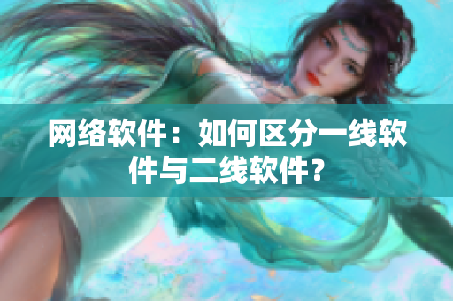 网络软件：如何区分一线软件与二线软件？