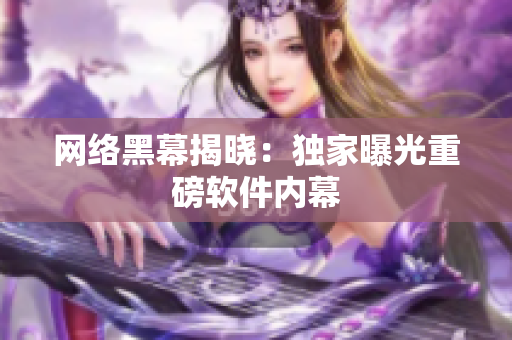 网络黑幕揭晓：独家曝光重磅软件内幕