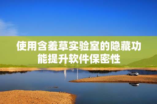 使用含羞草实验室的隐藏功能提升软件保密性