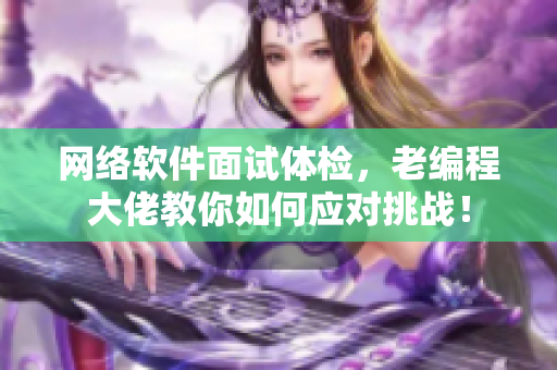 网络软件面试体检，老编程大佬教你如何应对挑战！