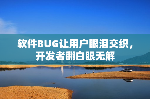 软件BUG让用户眼泪交织，开发者翻白眼无解