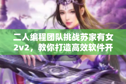 二人编程团队挑战苏家有女2v2，教你打造高效软件开发流程
