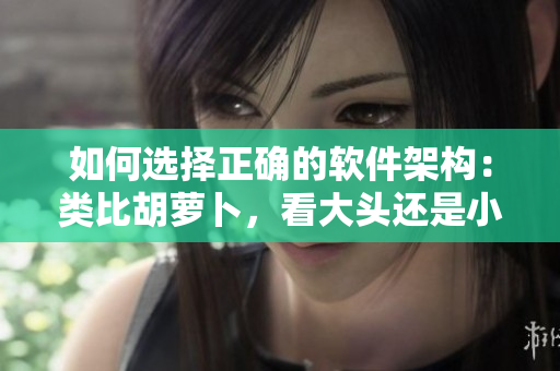 如何选择正确的软件架构：类比胡萝卜，看大头还是小头