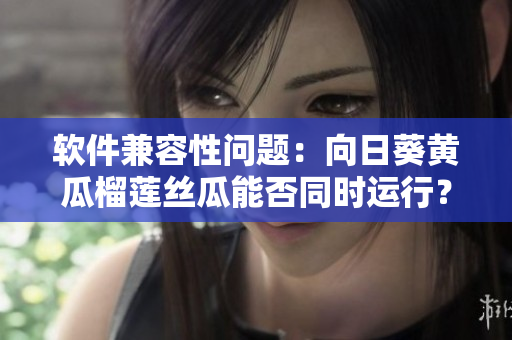 软件兼容性问题：向日葵黄瓜榴莲丝瓜能否同时运行？