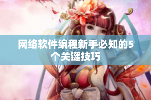 网络软件编程新手必知的5个关键技巧