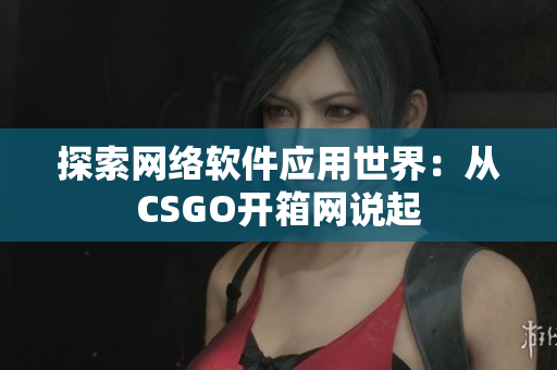 探索网络软件应用世界：从CSGO开箱网说起