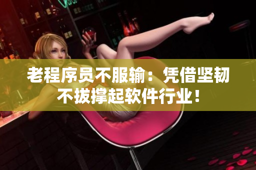 老程序员不服输：凭借坚韧不拔撑起软件行业！