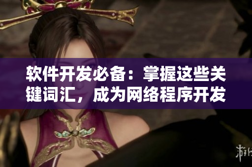 软件开发必备：掌握这些关键词汇，成为网络程序开发高手