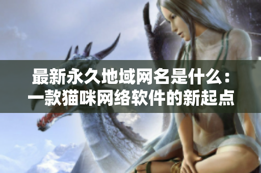 最新永久地域网名是什么：一款猫咪网络软件的新起点