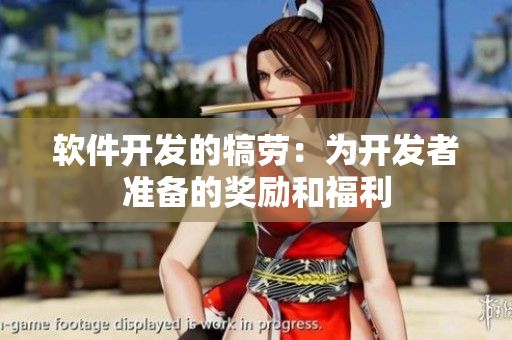 软件开发的犒劳：为开发者准备的奖励和福利