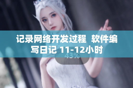 记录网络开发过程  软件编写日记 11-12小时