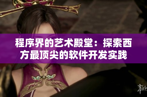 程序界的艺术殿堂：探索西方最顶尖的软件开发实践
