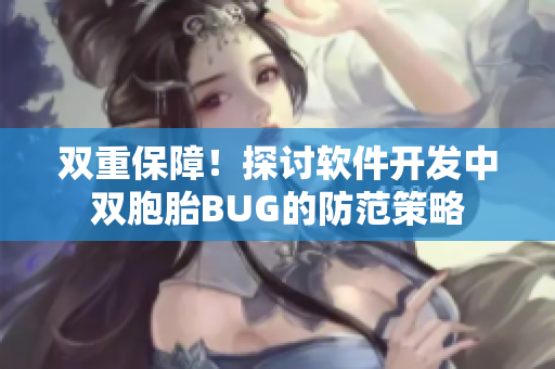 双重保障！探讨软件开发中双胞胎BUG的防范策略
