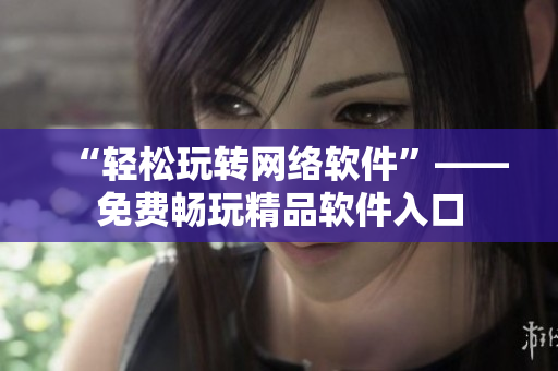 “轻松玩转网络软件”——免费畅玩精品软件入口